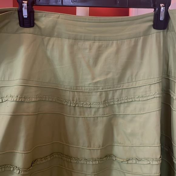 Sunny Leigh Lime Green Skater Skirt,,Size 10 - Picture 2 of 5